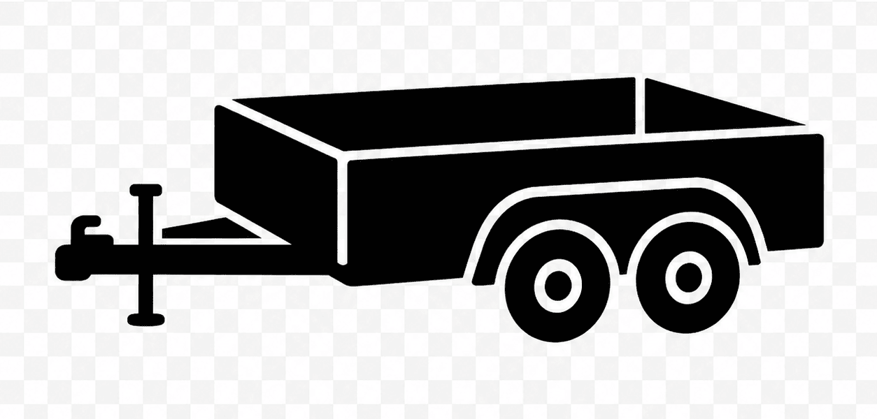 on trailer