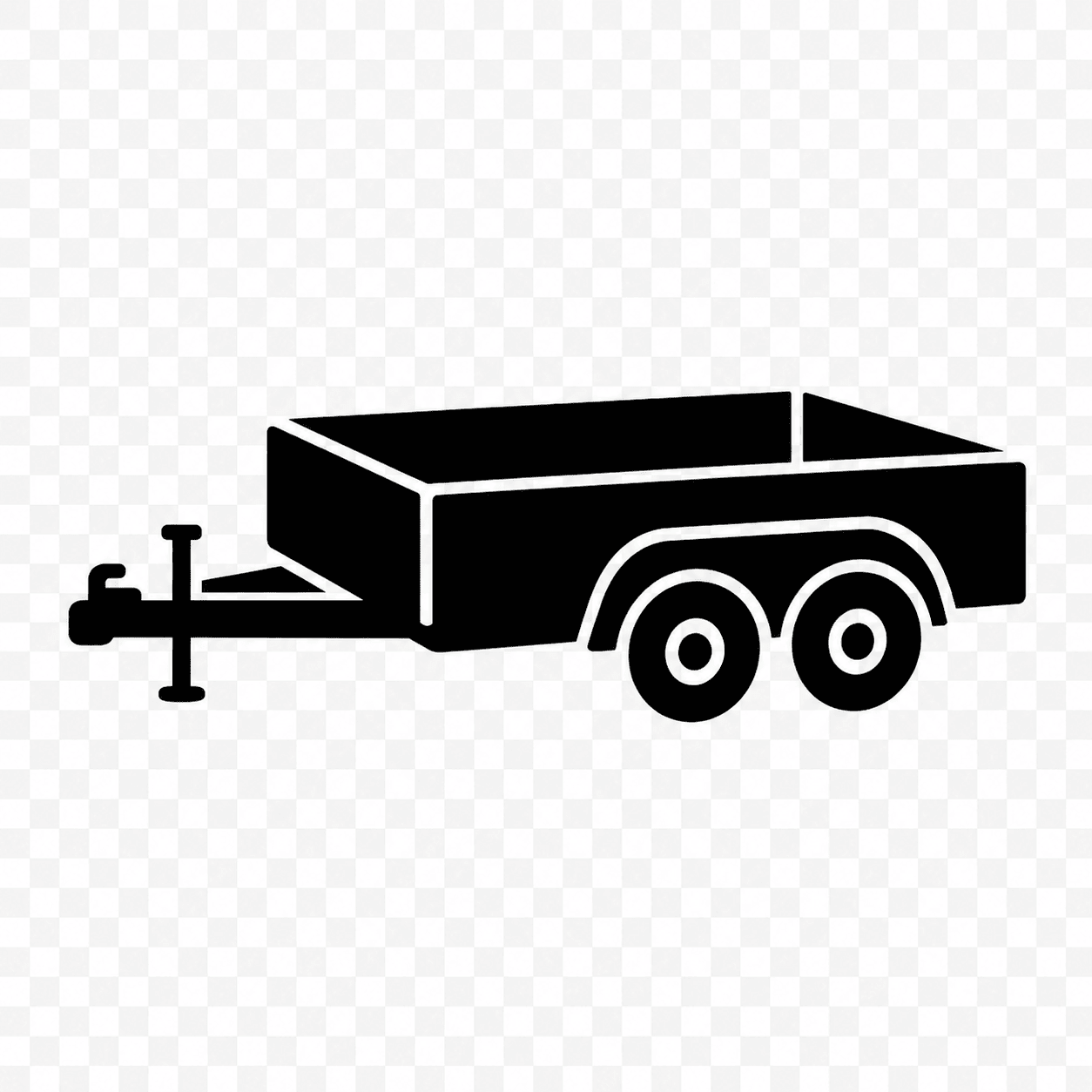 on trailer
