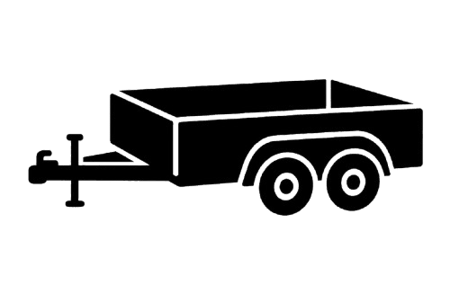 On trailer