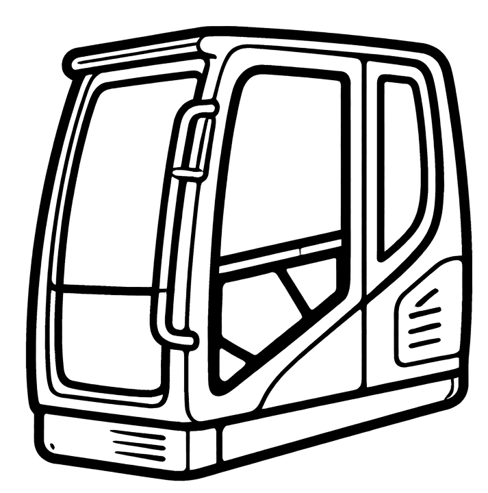 ROPS frame