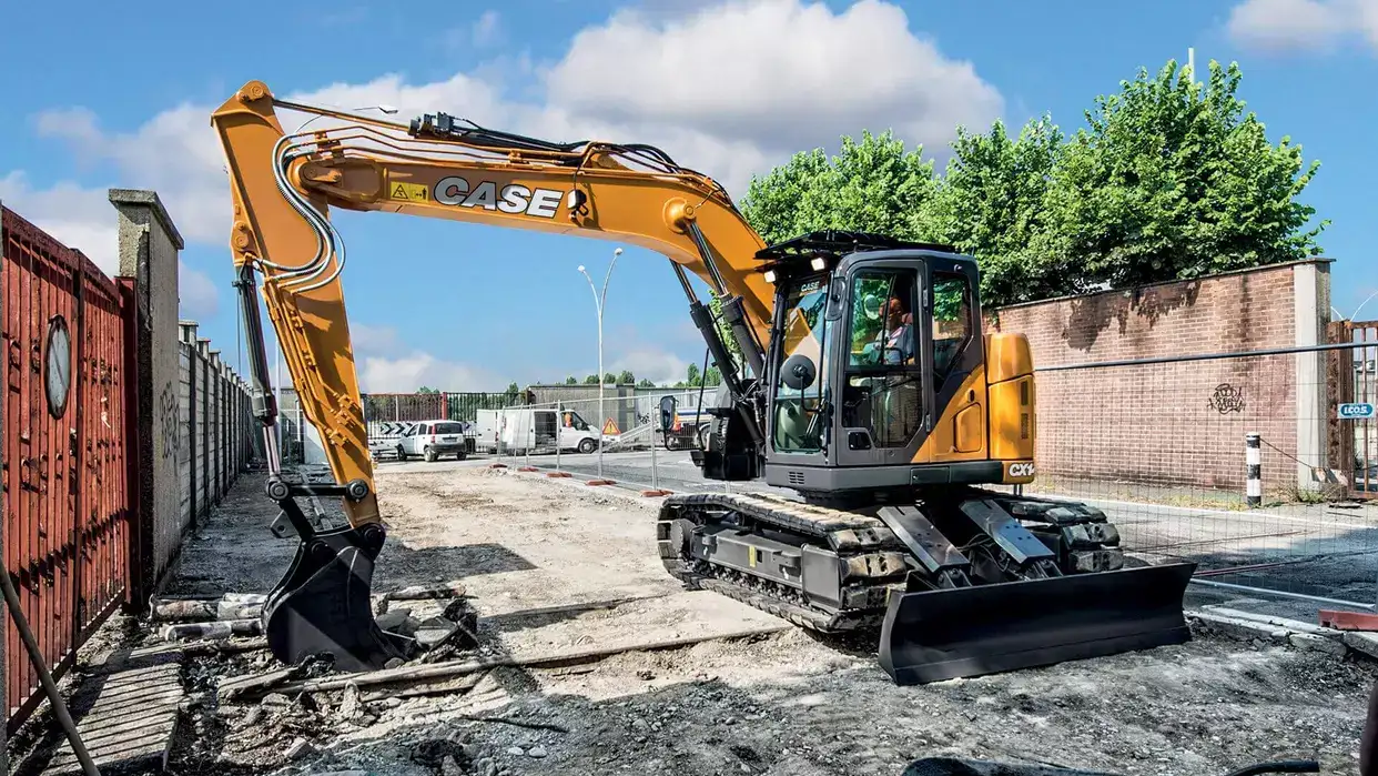 Cae cx145csr short-radius excavator